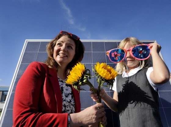 Former BBC Scotland's Heather ‘The Weather’ Reid launches Edinburgh Schools Community Solar Power Cooperative Project