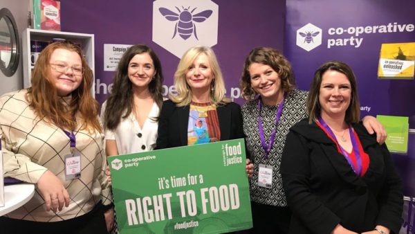 Tracy Brabin at the Co-operative Party stall