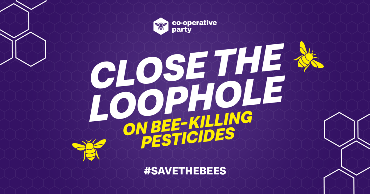 Close the pesticide loophole to #SaveTheBees – Co-operative Party