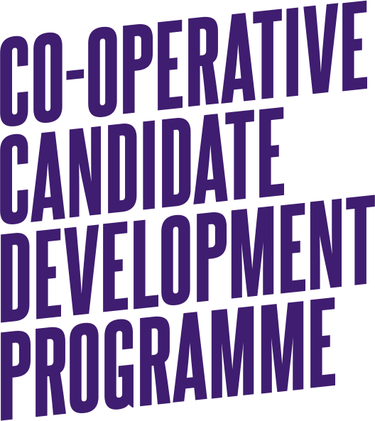 Co-operative Candidate Development Programme Logo Purple