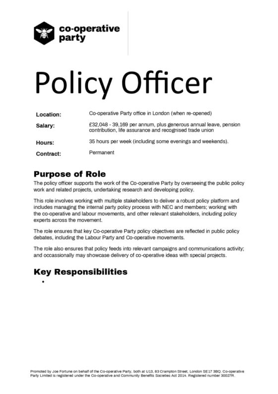 thumbnail of Policy Officer