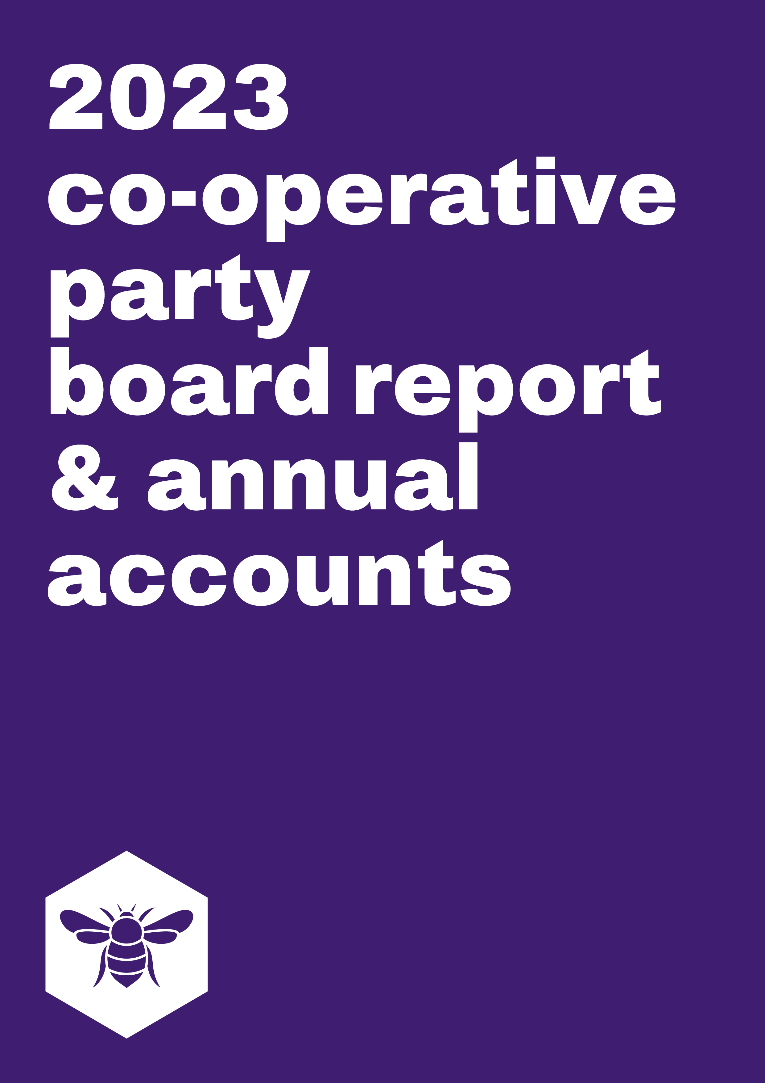 2023 Board Report & Annual Accounts cover