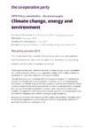 thumbnail of Discussion paper – Climate change, energy and environment
